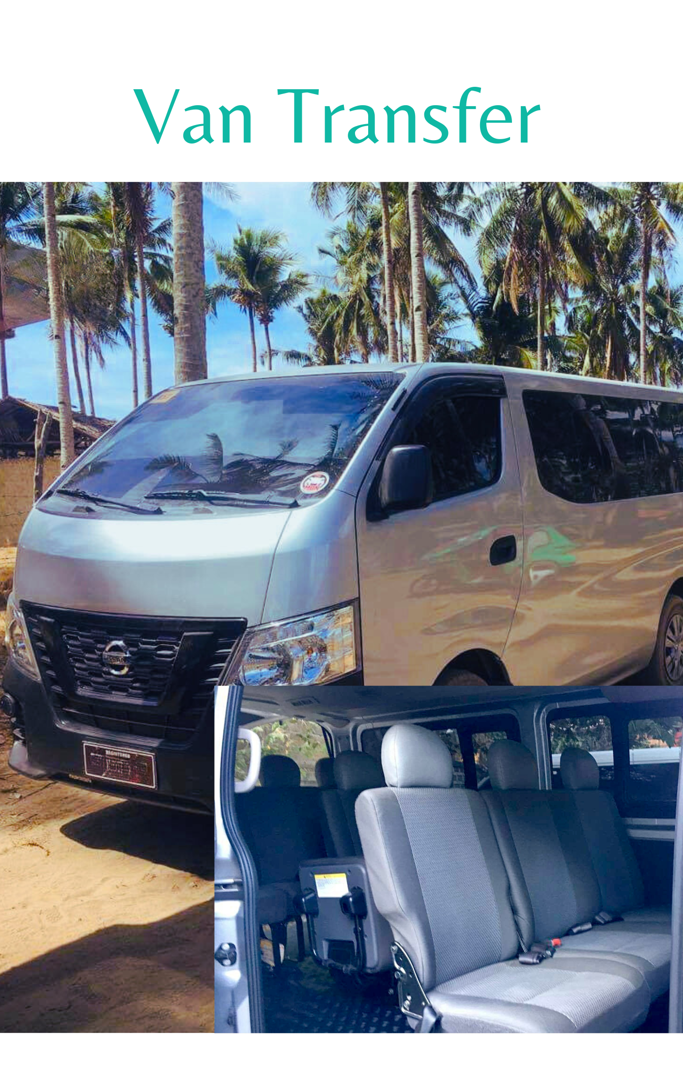 Comfortable van transfer services for hassle-free travel